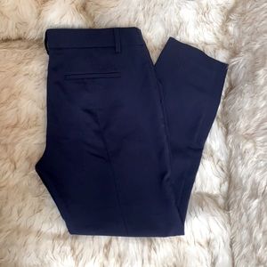 navy blue columnist pant